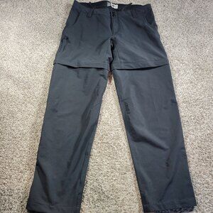 Alpine Design Pants Womens 10 Black Convertible Hiking Outdoors